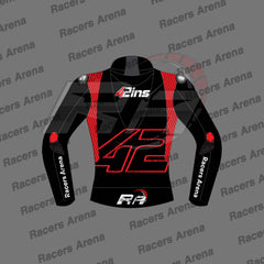 Alex Rins LCR Honda 2023 Winter Test Motorcycle Leather Racing Jacket Back