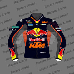 Brad Binder Red Bull KTM MotoGP 2026 Leather Race Jacket Front