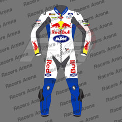 Brad Binder Red Bull White British GP 2024 Racing Leather Suit Front