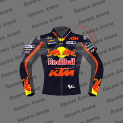 Brad Binder Red Bull KTM MotoGP 2023 Motorcycle Leather Race jacket Front