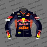 Enea Bastianini Red Bull KTM MotoGP 2026 Leather Racing Jacket Front