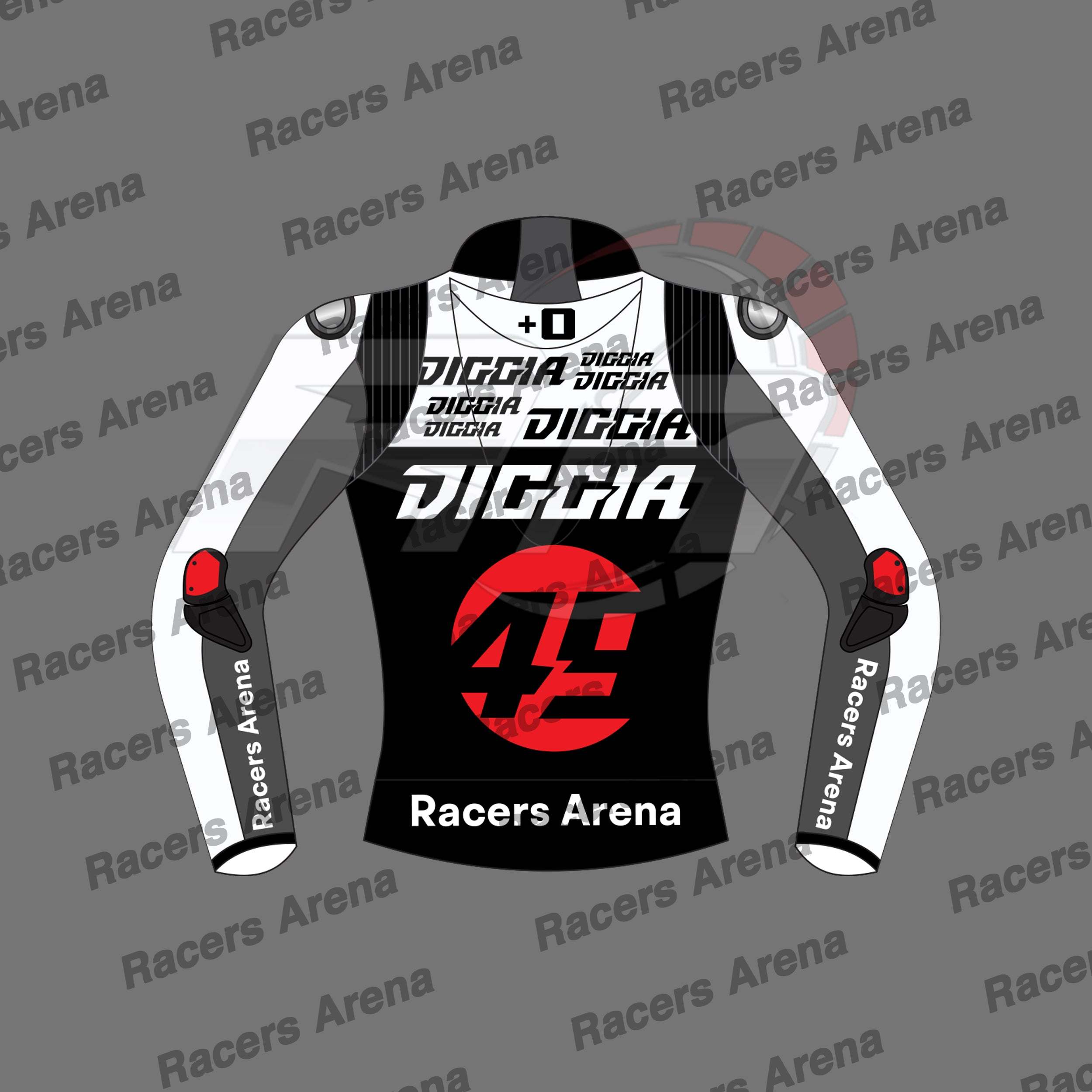 Fabio Di Giannantonio Ducati Winter Test MotoGP 2023 Motorcycle Race Leathers Jacket Back Fabio Di Giannantonio Ducati Winter Test MotoGP 2023 Motorcycle Race Leathers Jacket Back