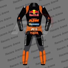 Jack Miller KTM Red Bull MOTOGP 2024 Motorbike Leather Race Suit Back