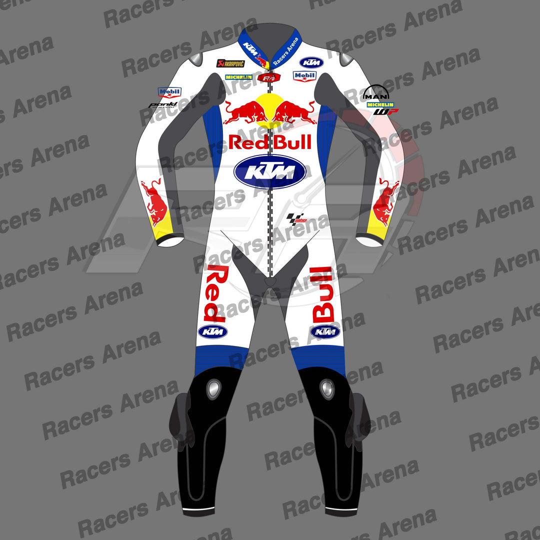 Jack Miller KTM White British GP 2024 Biker Leather Suit Front
