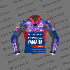 Jack Miller Pramac Motogp 2025 Motorcycle Race Leather Jacket Front