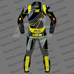 Joan Mir 36 Winter Test 2022 Motorcycle Leather Race Suit back