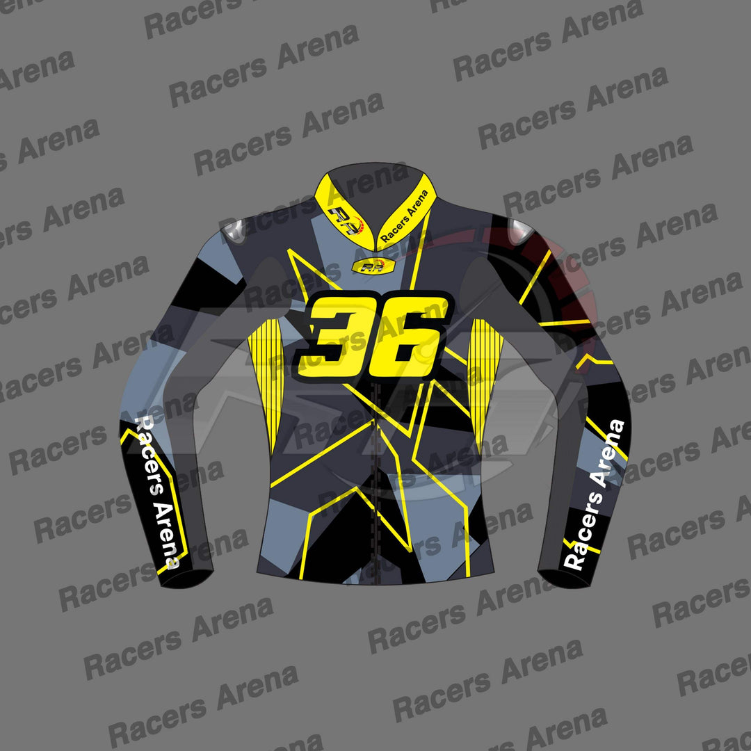 Joan Mir 36 Winter Test 2022 Motorcycle Leather Race jacket Front