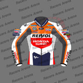 Joan Mir Repsol Honda MotoGP 2024 Motorcycle Leather Race Jacket Front