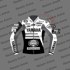 Jonathan Rea Yamaha Winter Test 2023 Motorbike Leather Racing Jacket Front
