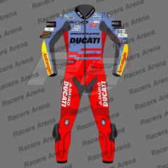 Marc Marqeez Ducati MOTOGP 2024 Motorcycle Race Suit Front