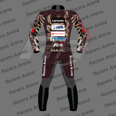 Marc Marquez MotoGP Ducati 2025 Motorcycle Leather Race Suit Back