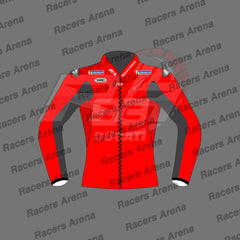 Marc Marquez Winter Test 2024 Motorcycle Leather Race Jacket Front