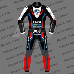 Michael van der Mark BMW SBK 2023 Motorcycle Leather Riding Suit Back