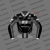 Miguel Oliveira Winter Test 2024 Motorcycle Leather Race Jacket Front