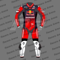 Pedro Acosta Red Bull Gasgas 2024 MotoGP Motorcycle Leather Race Suit Front
