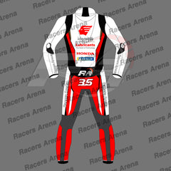 Somkiant Chantra LCR Honda 2025 Motorcycle Leather Race Suit Back