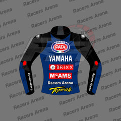 Toprak Razgatlioglu Pata Yamaha SBK 2022 Motorcycle Leather Racing Jacket Back