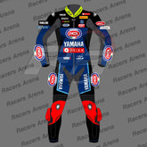 Toprak Razgatlioglu Pata Yamaha SBK 2022 Motorcycle Leather Racing Suit Front
