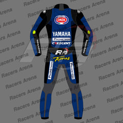 Toprak Razgatlioglu Pata Yamaha SBK 2023 Motorcycle Leather Race Suit Back