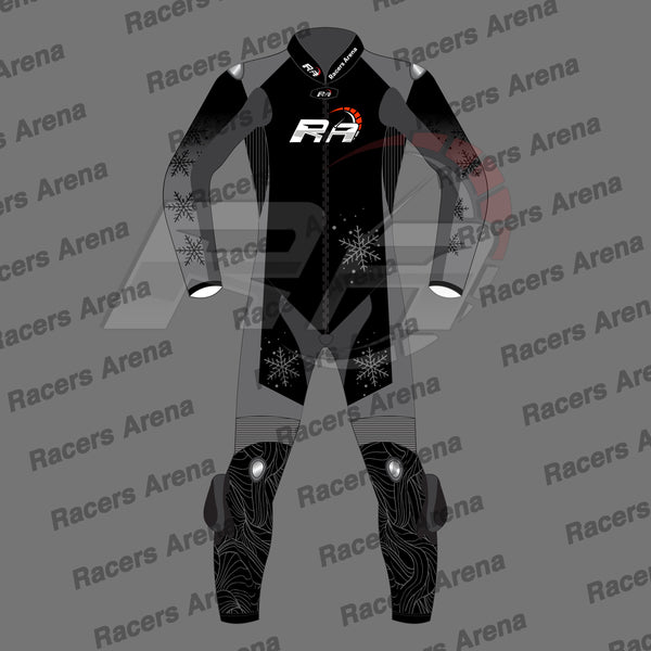 Racers Arena FrostVortex Pro Motorcycle Leather Racing Suit