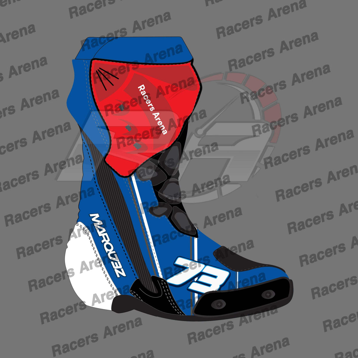 Alex Marquez LCR Honda MotoGP 2022 Leather Boots