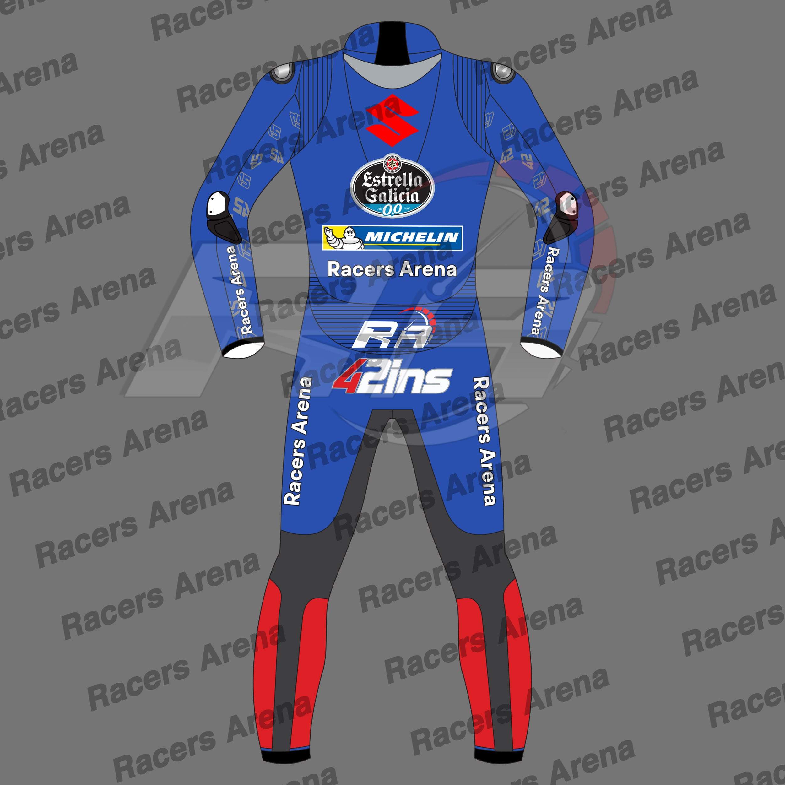 Alex Rins Team Suzuki MotoGP 2022 Leather Race Suit