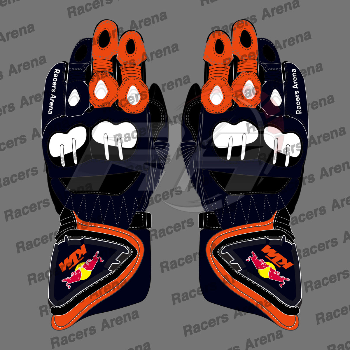 Brad Binder KTM Red Bull MotoGP 2023 Race Gloves