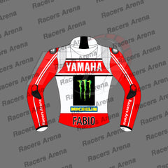 Fabio-Quartararo-Yamaha-British-GP-2024-Motorcycle-Leather-Race-Jacket-Back