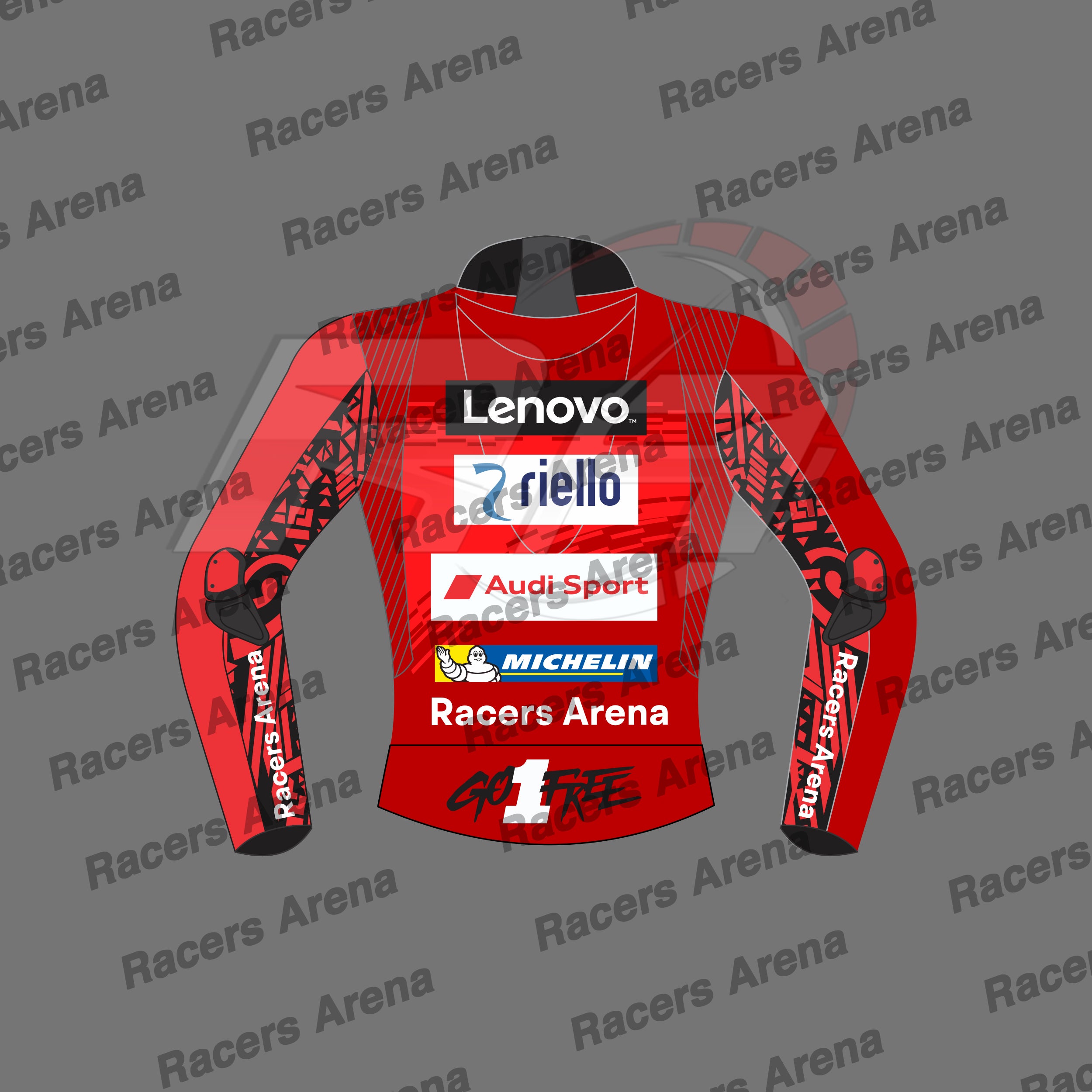 Francesco-Bagnaia-Motogp-Ducati-2024-Motorcycle-Leather-Race-Jacket-Back