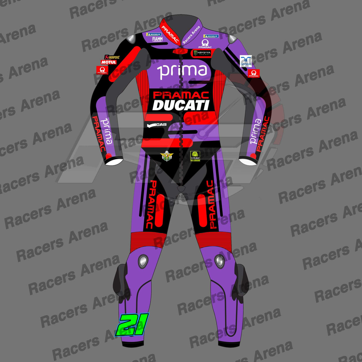 Franco Morbidelli 2024 Ducati Pramac Race Suit