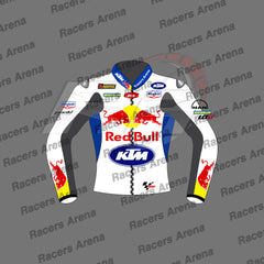 Jack-Miller-KTM-White-British-GP-2024-Biker-Leather-Jacket-Front