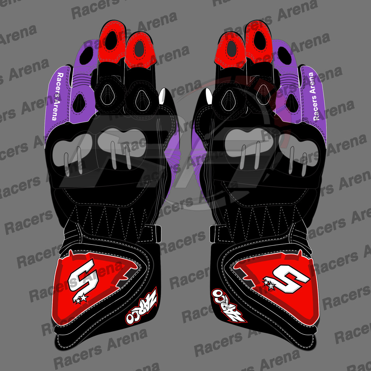 Johann Zarco Ducati MotoGP 2023 Race Gloves