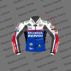 Luca-Mrini-Honda-Repsol-British-GP-2024-Motorcycle-Leather-Race-Jacket-Front