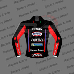 Marco Bezzecchi Aprilia MotoGp 2025 Motobike Leather Race Jacket Back