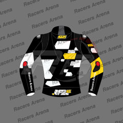 RAUL FERNANDEZ BLACK MOTORCYCLE Jacket APRILIA WINTER TEST 2023
