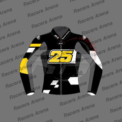RAUL FERNANDEZ BLACK MOTORCYCLE Jacket APRILIA WINTER TEST 2023