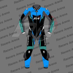 Racers Arena AeroFuze Motorcycle Leather Race Suit Front