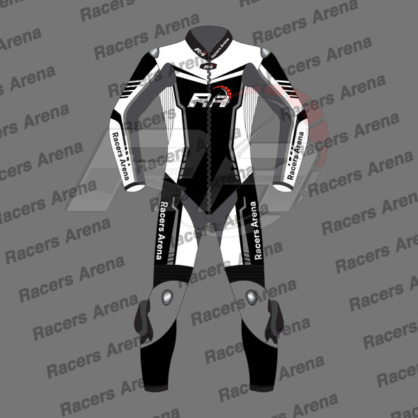 Racers Arena MotoGuard Elite Leather Race Suit