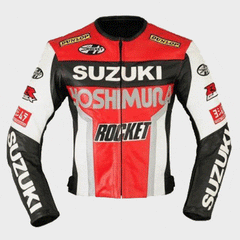 Suzuki Yoshimura Leather Jacket Front