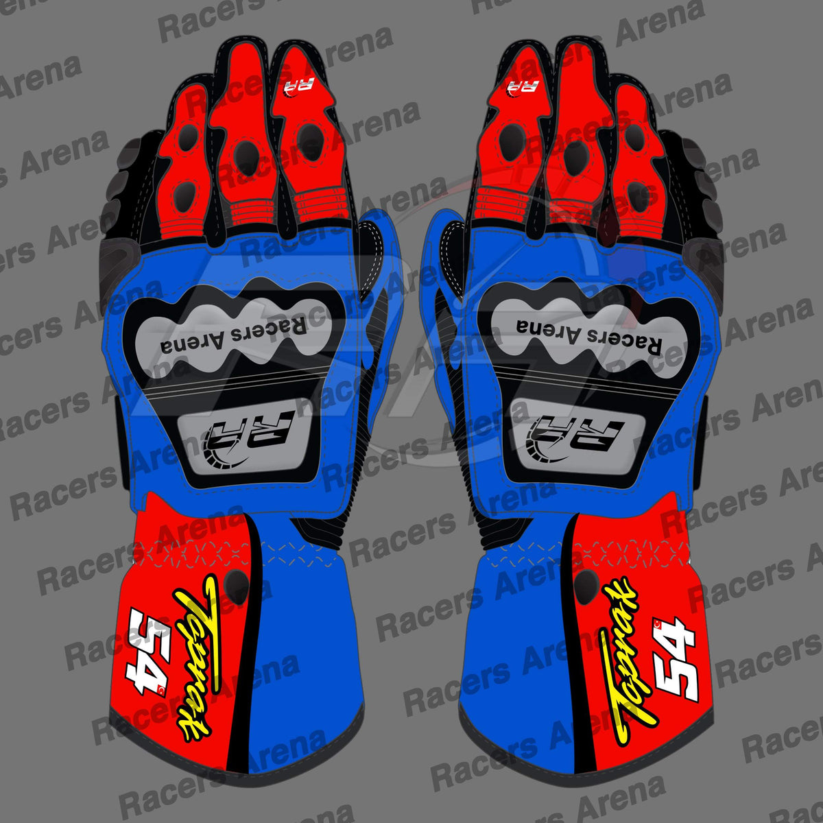 Toprak Yamaha Pata SBK 2023 Leather Race Gloves