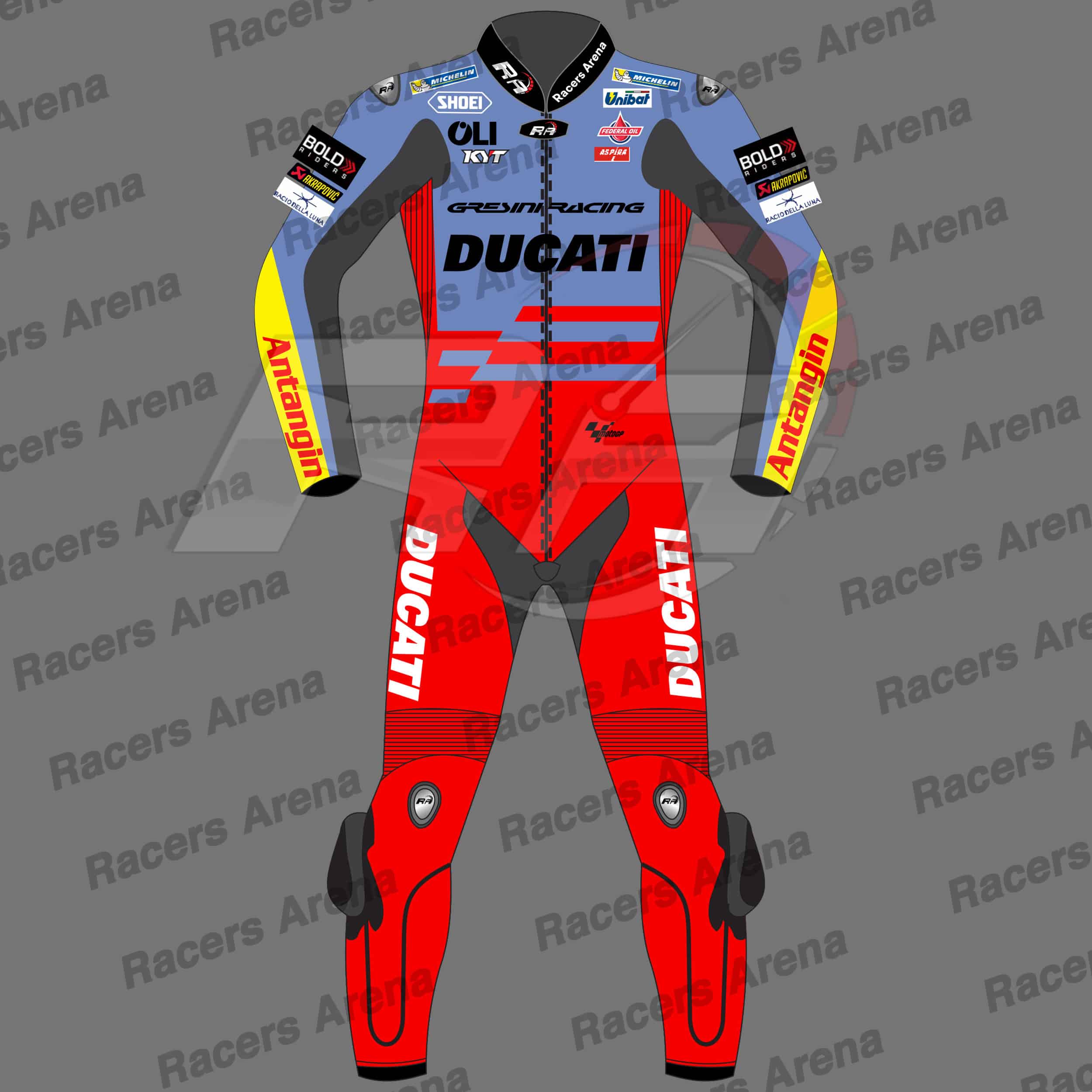 alex-marquez-motogp-2023-team-gresini-racing-suit Front