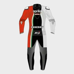 Aprilia MotoGP Motorcycle Leather Race Suit Back