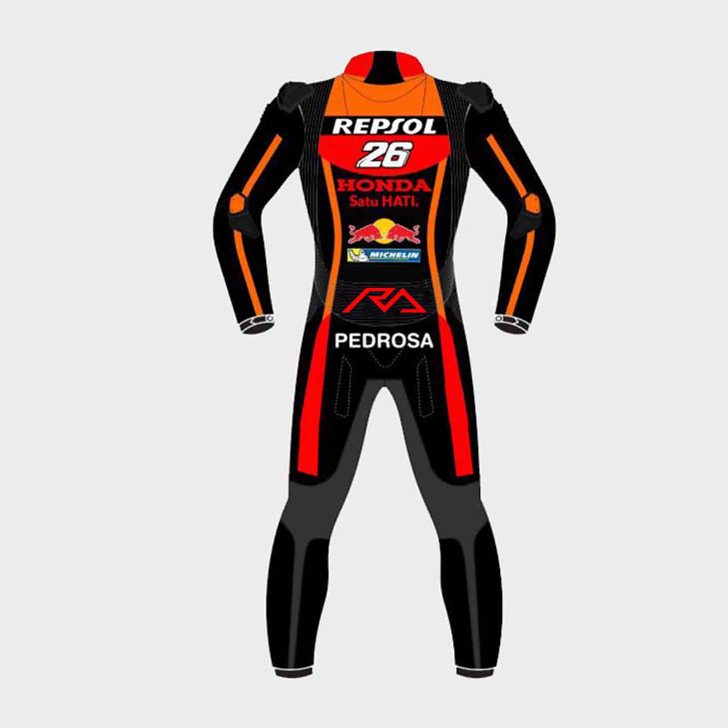 Dani Pedrosa 26 Honda Repsol Black Suit 2017