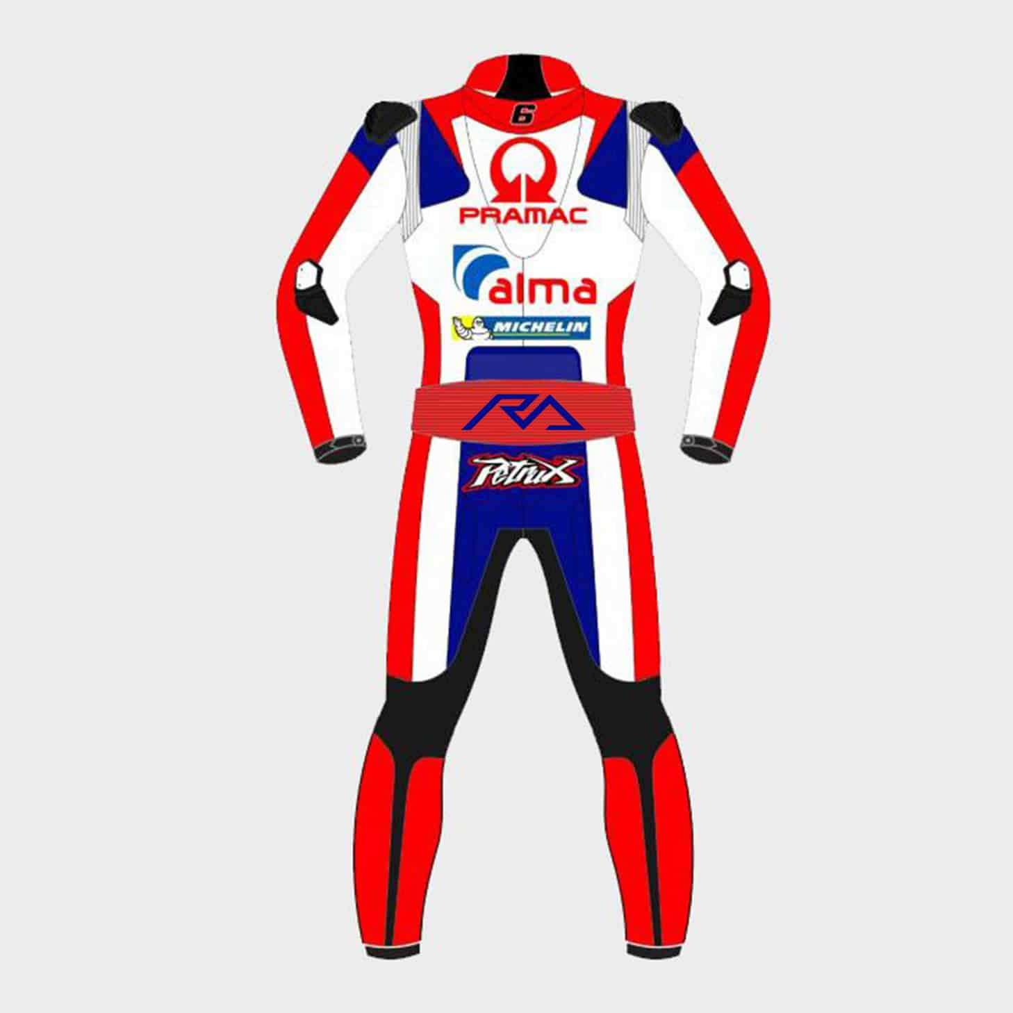 Danilo Petrucci Ducati MotoGP 2018 Leather Suit Back