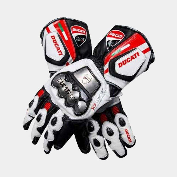 ducati corse c3 handschuhe Ducati Corse Leather Racing Gloves – Racers Arena