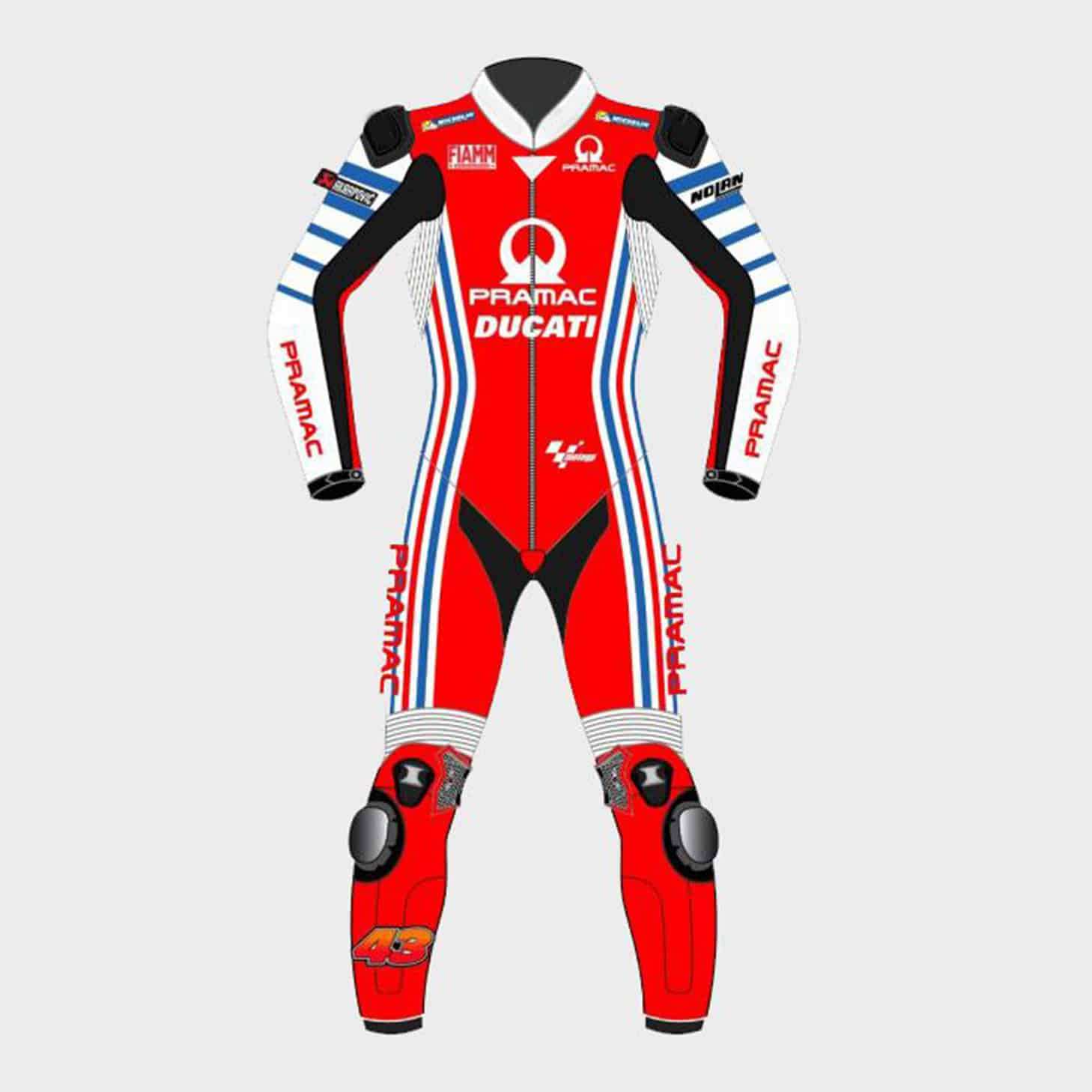 Jack Miller Ducati Motorbike Suit MotoGP 2020 Back