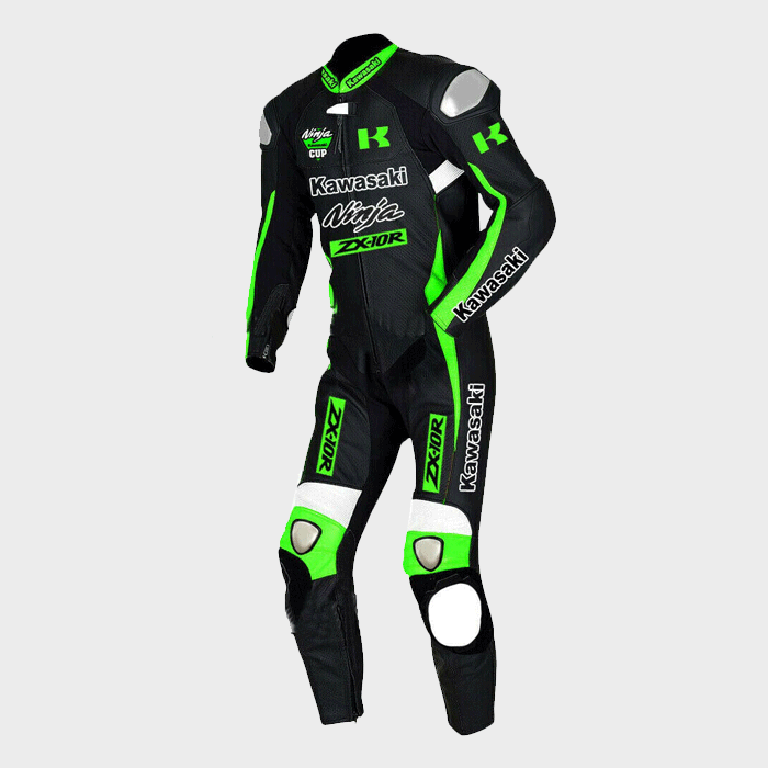 Kawasaki Ninja Motorbike Leather Suit - Racers Arena UK